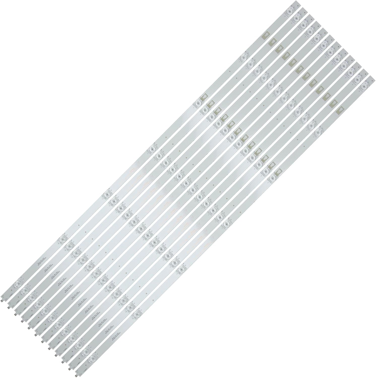 Element Westinghouse ONN 30375007007 E4FAA75R WR75UT4210 100044717 30375007007D M22223-MT M22234-MT M21123-MT M22056-MT 30375007008 30375007005 303750070076 LED Backlight Strip TV Replacement Parts 12 PCS of Sets