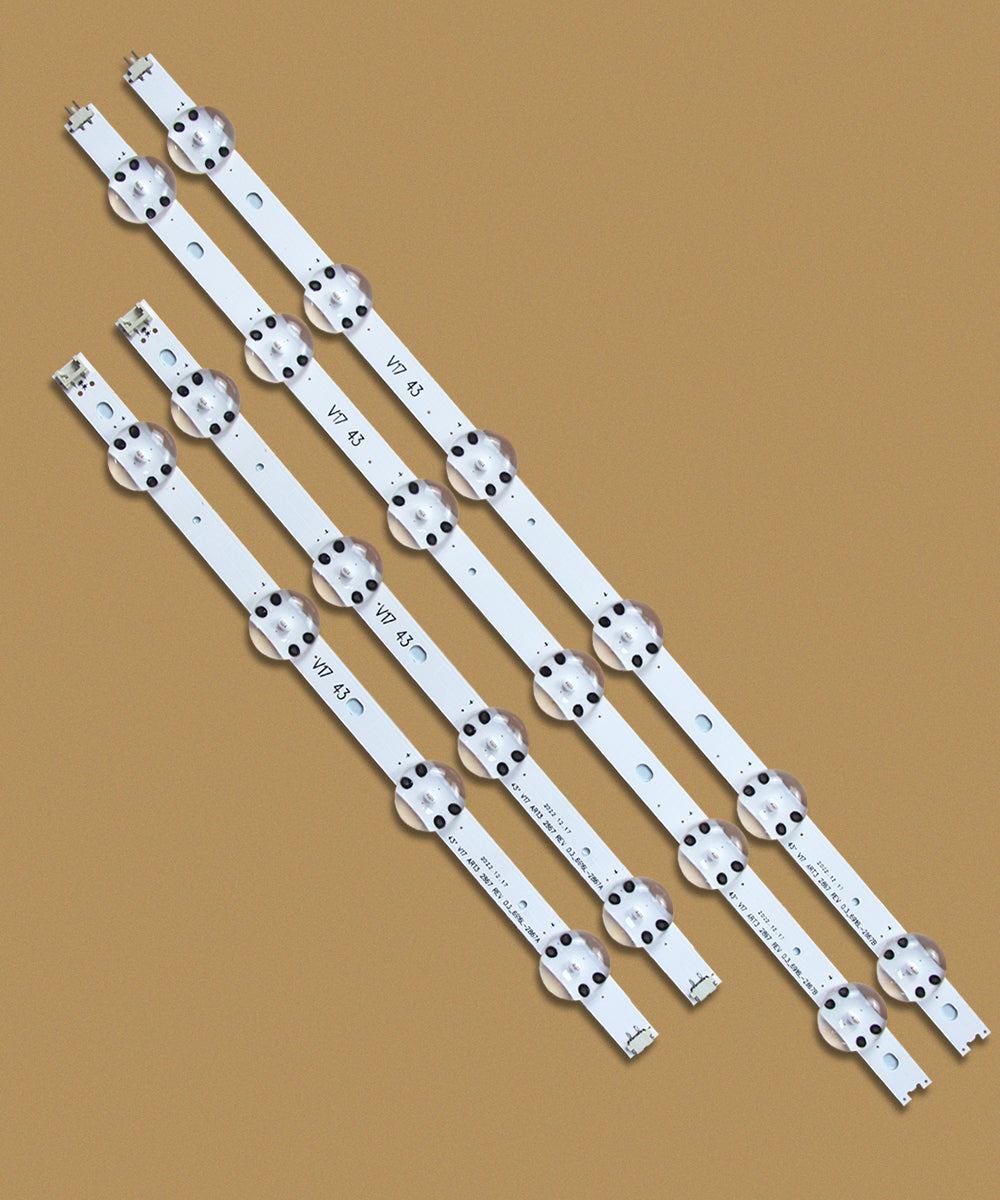 LED Backlight Strip TV Replacement Part for V17 43 6916L-2867A 43LV340C 43UJ670V 43UJ6565 E74739 LC430DQE 43UF6500 43UJ6525 43LJ614V 43VH6100 43UJ655V AGF78709801 43UJ675V GuuYebe