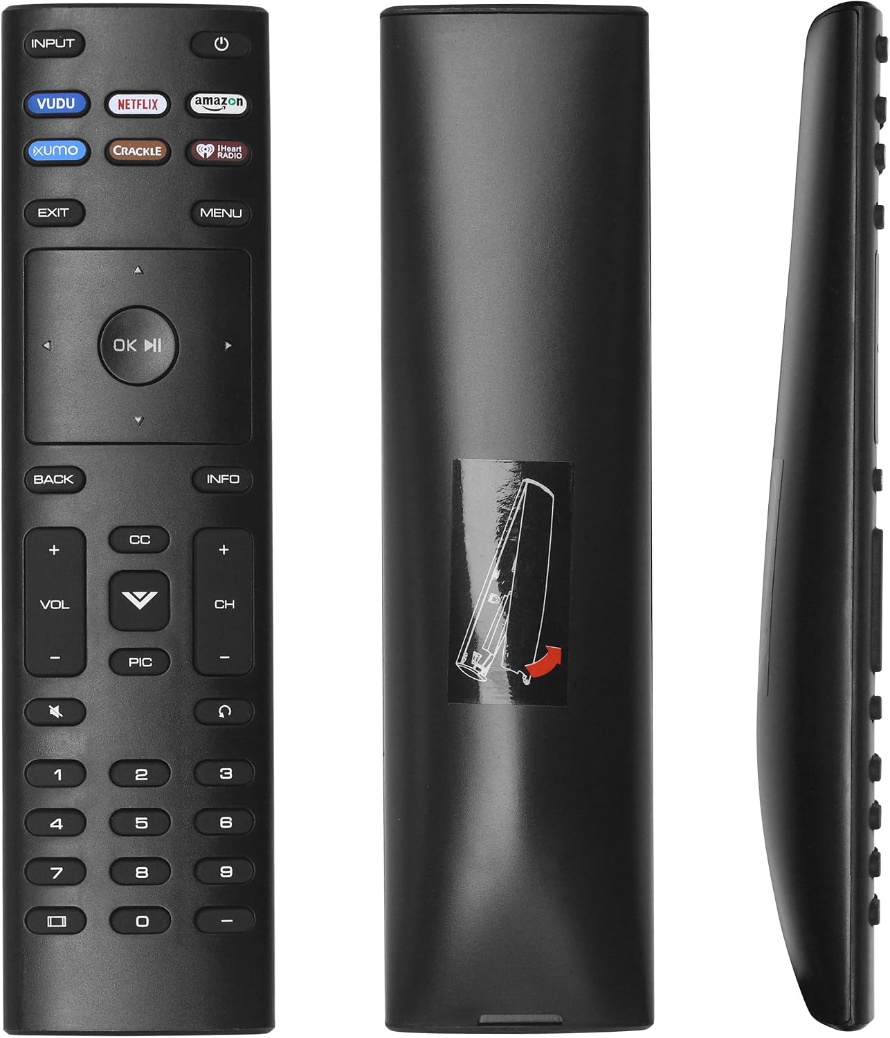 GuuYebe XRT136 TV Remote Control Replacement for D24F-F1 D32F-F1 D43F-F1 D50F-F1 D60-F3 D70-F3 E43-E2 E50-E1 E50X-E1 E55-E1 E55-E2 E60-E3 E65-E0 E65-E1