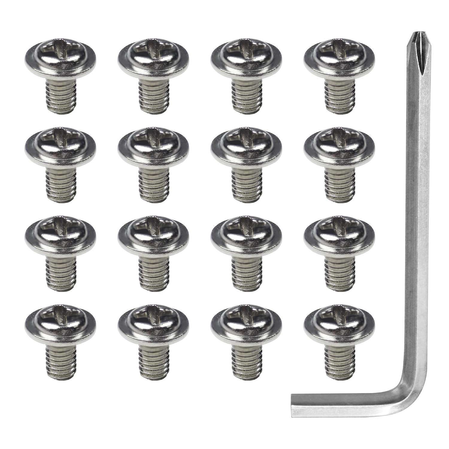 GuuYebe 6001-003016 Screw-Machine Screws with Screwdriver for Televsion mainboard Screw Parts Tv SCREWMACHINE 6001003016 3746670 SP9628273 UN65NU6900 UN55NU6900 Screw Machine Part 16EA Set of 16