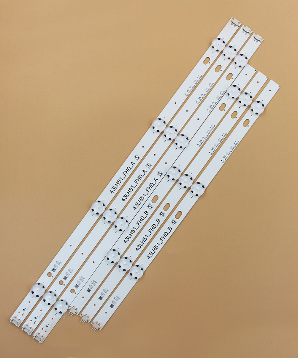 LED Backlight Strip TV Replacement Part for 6916L-0962A 43LH51_FHD 43LH51_FHD_A LF51_FHD_A 43LH5100 43LF510V 43LF5100 43LH520V 43LJ515V 43LH510V 43LH570V 43LH590 43LH511T 43LH513V 43LH5700