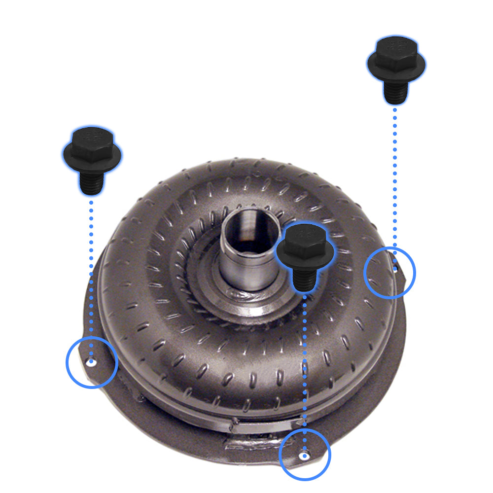 Torque Converter Bolts for 4L60E 4L80E 700R4 TH350 TH400 6L80 4T60E 4L80 4L65E 4T80E 4L70E Torque Transformer with LS Vortec LS1 T56 M10x1.5 2307304 230-7304