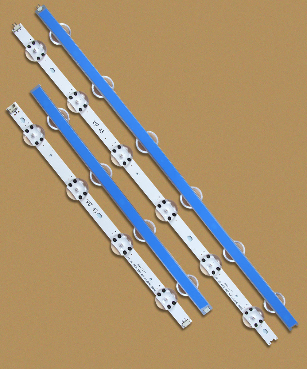 LED Backlight Strip TV Replacement Part for V17 43 6916L-2867A 43LV340C 43UJ670V 43UJ6565 E74739 LC430DQE 43UF6500 43UJ6525 43LJ614V 43VH6100 43UJ655V AGF78709801 43UJ675V GuuYebe