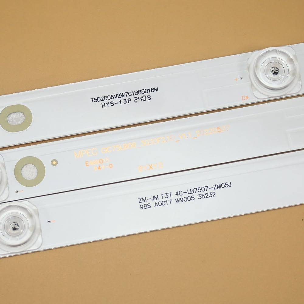 TCL 75S421 75S423 75S425 LED Backlight Strips for 75 inch TV 3030F2.1D GIC75LB08