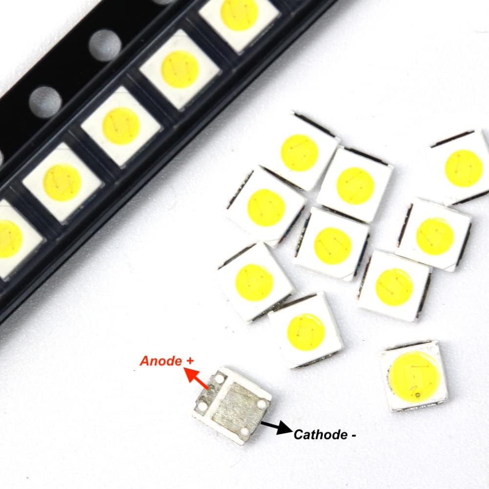 100pcs 3V High Power LED Backlight 3030 lamp Beads for Tv 1.8W 97-100LM LCD TV Lamp Beads 3V SMD Cool White