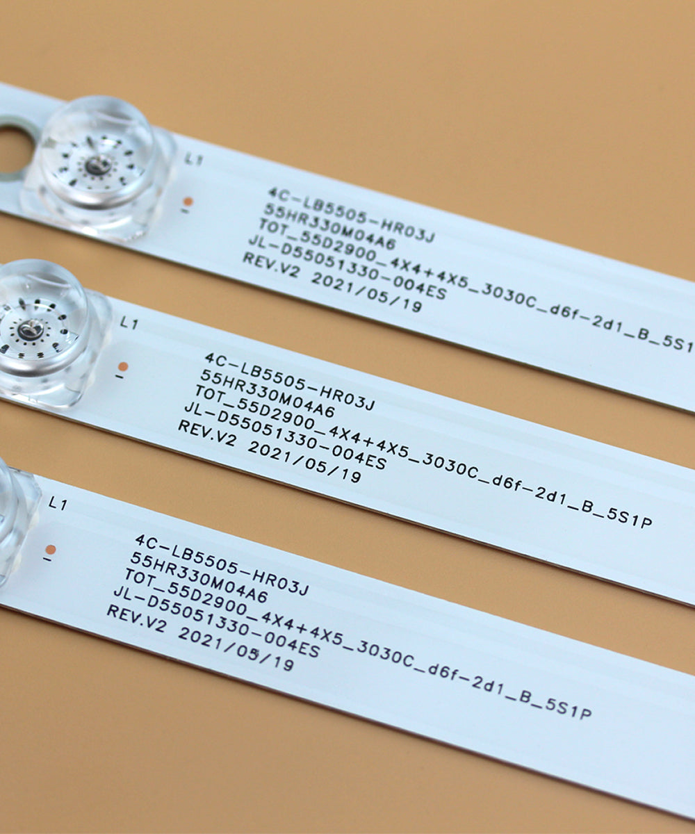 GuuYebe LED Backlight Strip TV Replacement Part for TOT_55D2900 D55A810 4C-LB5505 55S401 55S405 LB5504 55S403 55US57 55U6700C 55HR330M04B6 55HR330M04A6 B55A858U L55F3800A B55A658U D55051330 L55E5800A