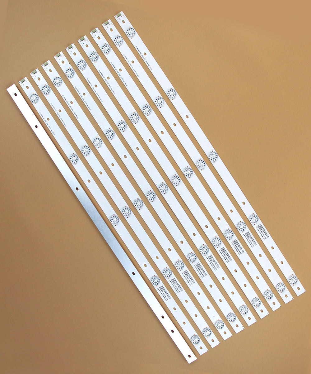 GuuYebe SVH550AH9 SVH550AC3 HD550DF-B52 LC-55LB481U NS-55D510NA17 LED55K1800 55H5C 55H6B HD550DF-E32 LED55EC290N LTDN55K2203GWUS LED Backlight Strips for 55 inch 5 LEDs 1149578 1142183 tv