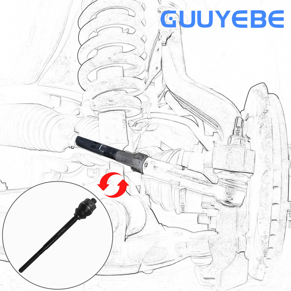 GuuYebe ES3488 Tie Rod End Inner Front Steering for chevy Suburban Silverado Sierra Escalade Avalanche Tahoe Yukon H2 with Chevrolet GMC Cadillac Hummer Replacement Suspension kit 2500 3500 1500