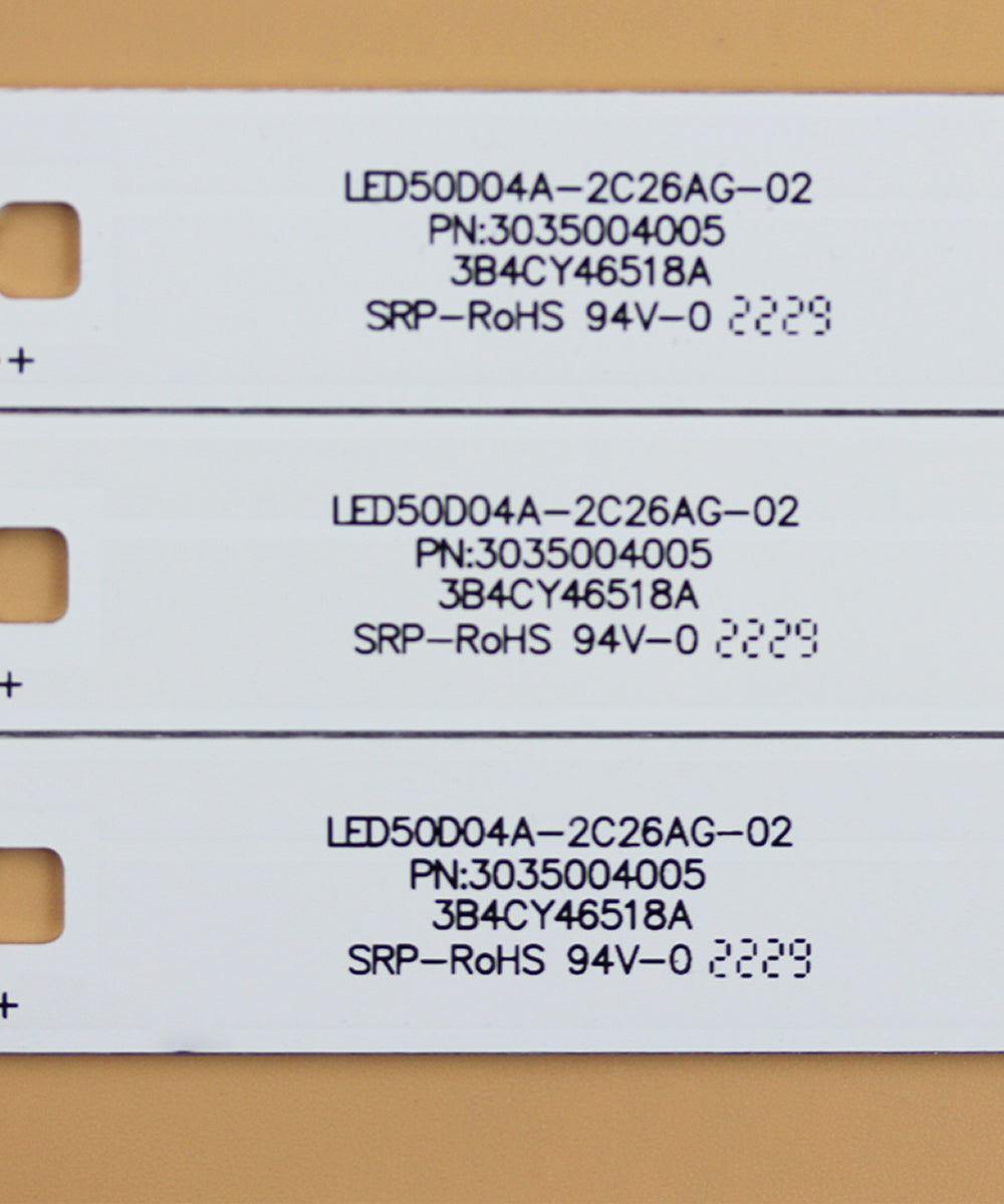 LED Backlight Strips TV Reaplcement Part for LED50D04A-ZC23AG-05 LED50D04B-ZC23AG-05 NS-50D510NA19 LE49AL88A71 LE49C51 LE49H610G LE49Z51Z 49AA71A 49K31 L50M5-AD L50M5-AZ 30350004001 30350004002