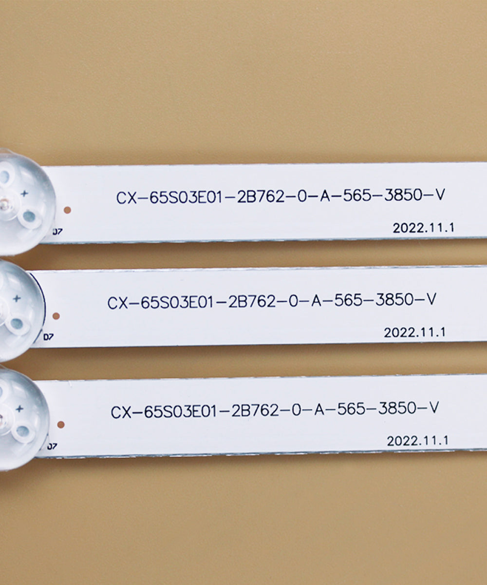 GuuYebe LED Backlight Strip TV Replacement Part for 650TV02 T650HVF05 65W855C T650HVF05.1 65W859C LB65018 D65-D2 E65X-C2 D65U-D2 65W857C 65S03E01 T650QVN05.0 65W805 T650QVF07.0 T650HVF05.5 65W850C