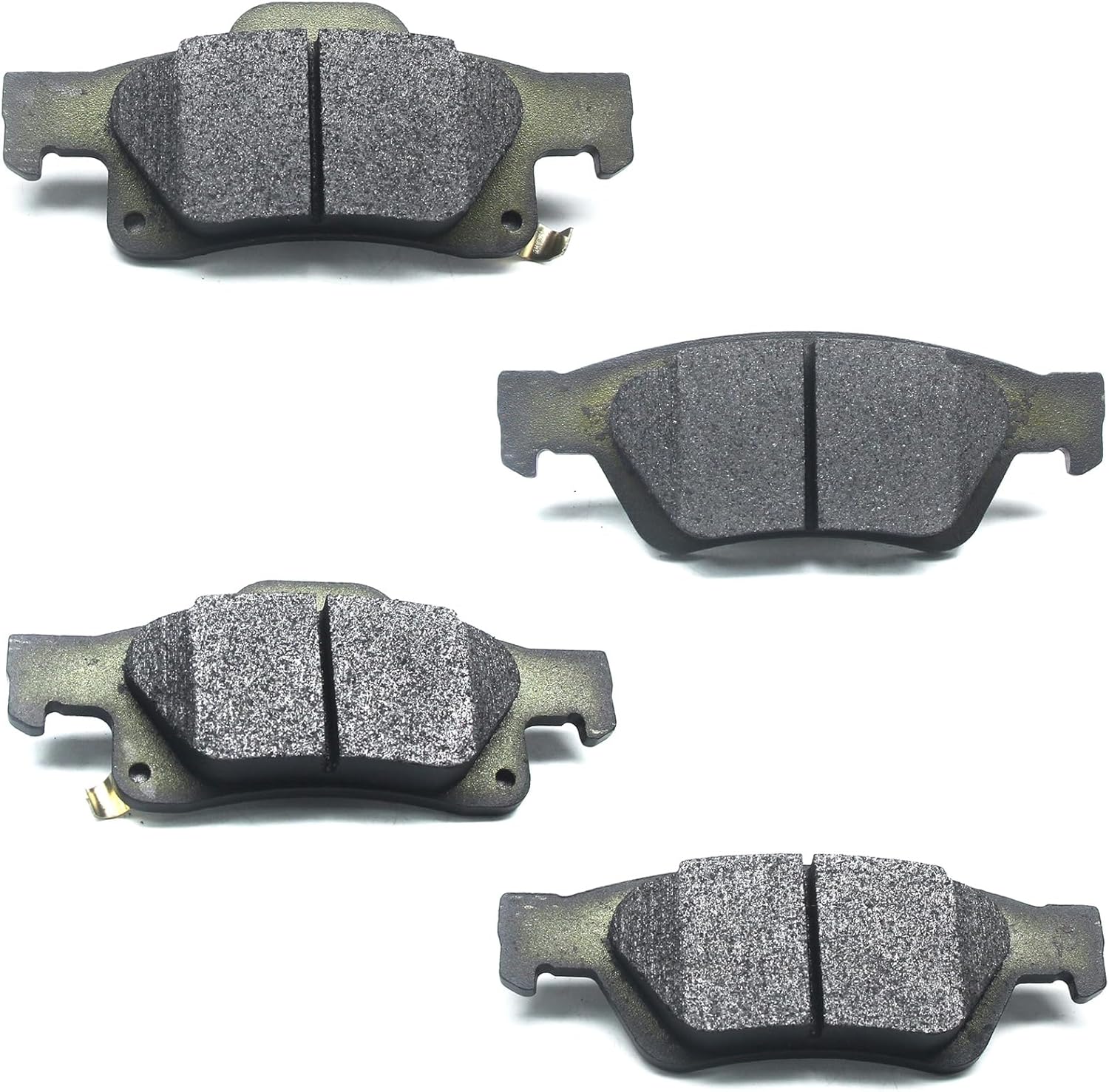 4 PCS Rear Ceramic Brake Pads,For Jeep 2011-2021 Grand Cherokee,For Dodge 2011-2023 Durango,1498 BC1498 D1498 BE1498h
