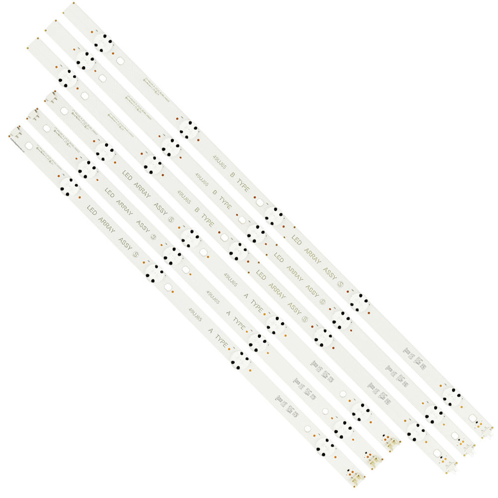EAV63632404 LED Backlight Strips for LG 49UJ6500-UB (6PCS)