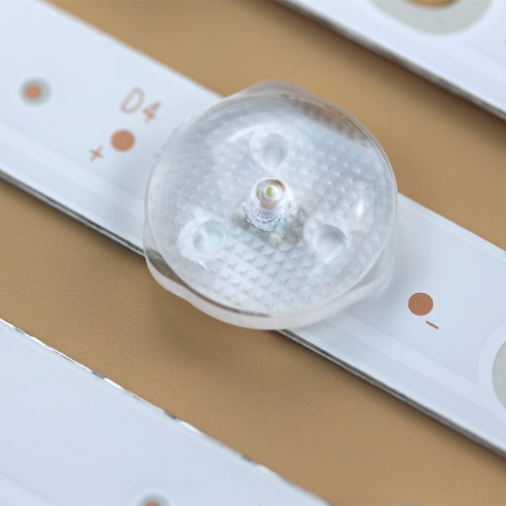 GuuYebe E4SW6518RKU E4ST6519RKU NS65DF710NA21 TPT650J1-QUBF90K 65PUS6504 12 Pieces Led Backlight Strip for LB65065 65 inch TV