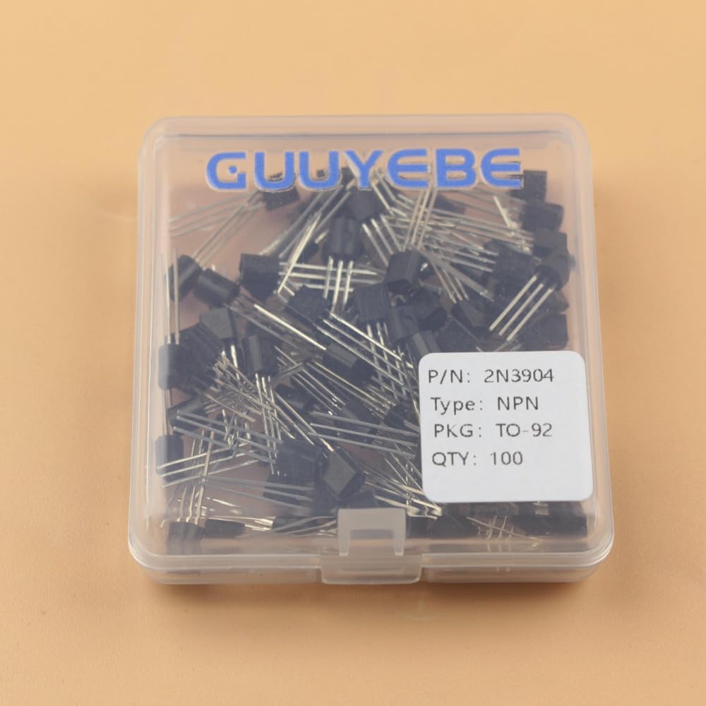 GuuYebe 2N3904 Transistor TO-92 NPN BJT Transistors of Semiconductor Products