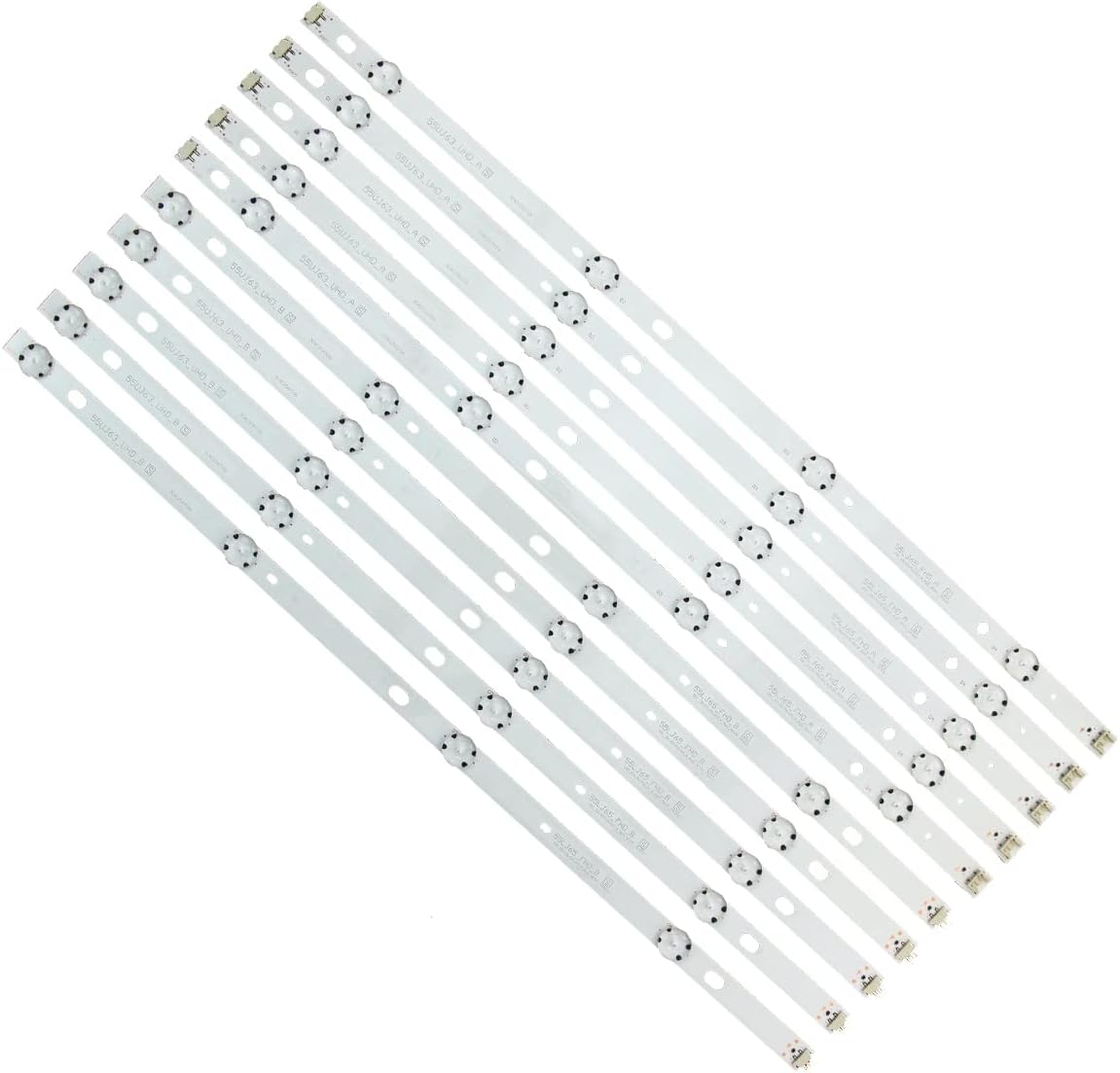 GuuYebe LED Backlight Strip TV Replacement Part for 55UJ6300-UA 55LJ55_FHD 55UJ63_UHD 55LJ63_UHD 55UJ55 55LJ5500-UA HL-99550A30-0401A-01 55LJ55 55UJ63 EAV63632405 EAV63632406 EAV63673005