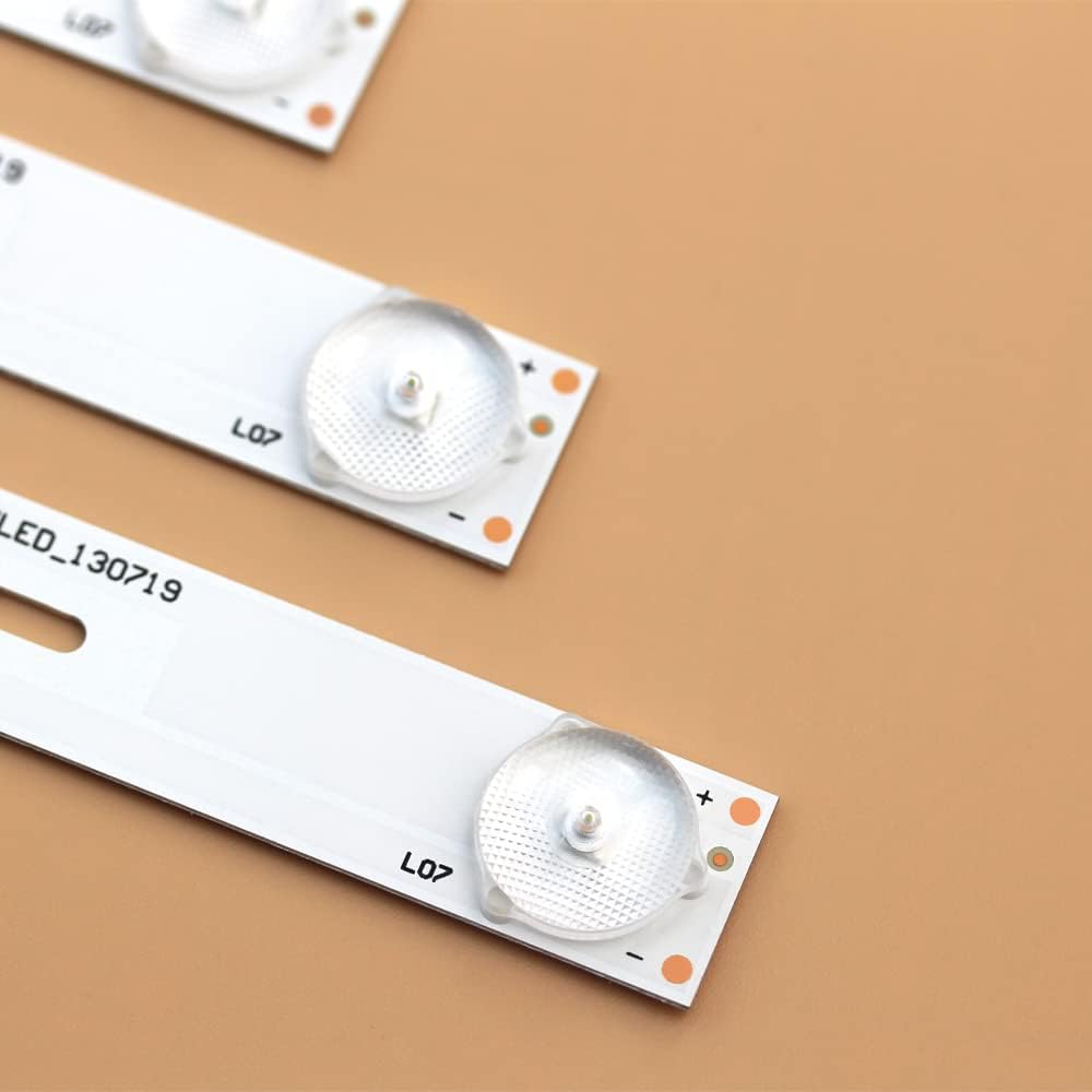 GuuYebe SVH550AA2 REV05 130719 7LED 11pcs LED Strip for 55 inch LCD TV 55K20DG 55K20PG 55K23DGW 55K23D9W HD550DF-B51 HD550DF B57 S0 NS-55D550NA15