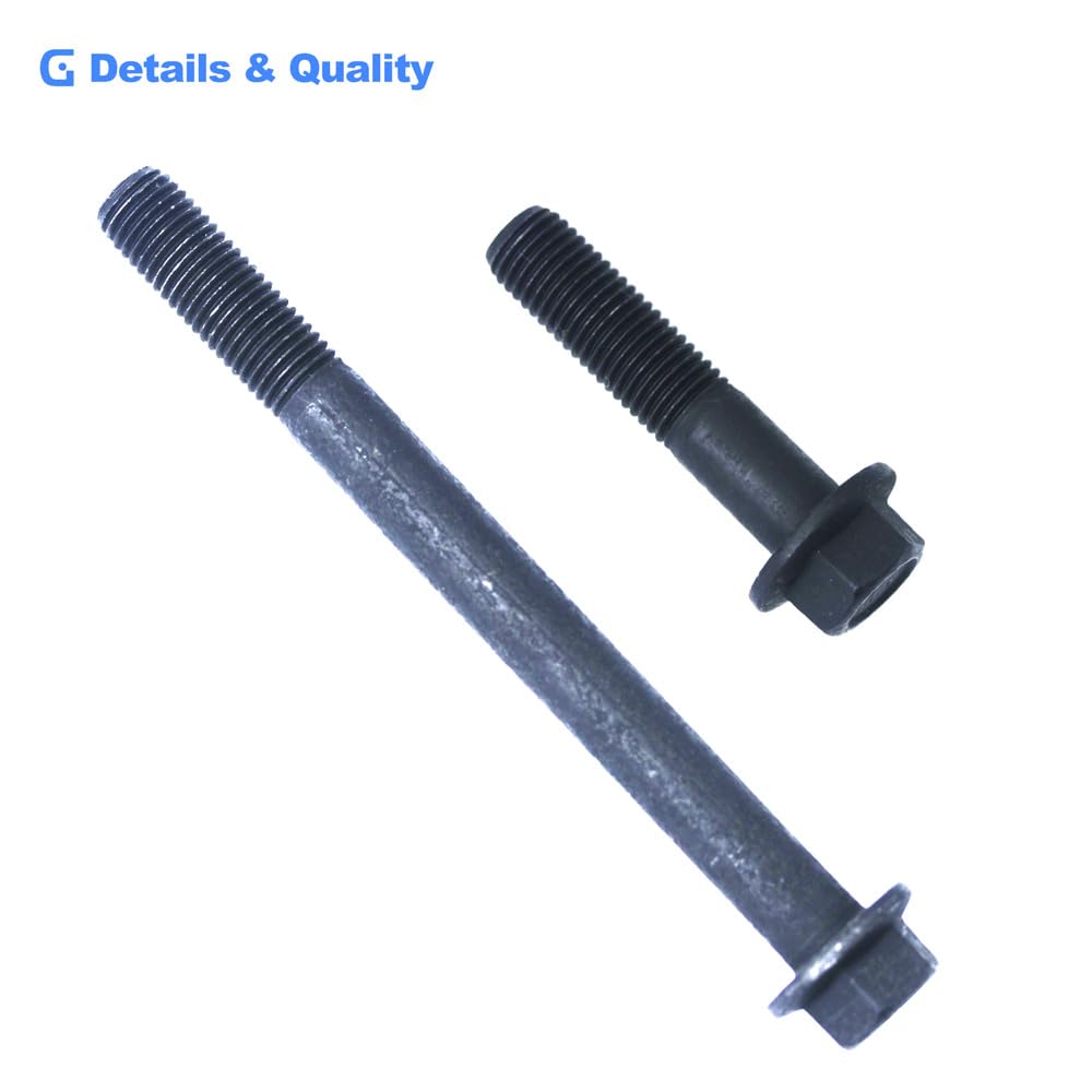 GuuYebe 3 PCS Engine Starter Bolts Kit for GM LS LS2 LS3 LS1 LS6 LS7 LQ9 LQ4 Engines,Fit for Chevy Ford Jeep Camaro Corvette Silverado Truck,Black Long Short Bolt,551681 4303511