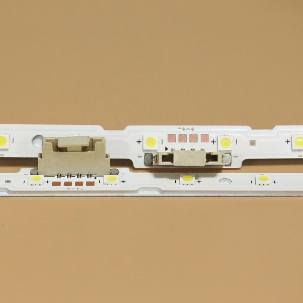 GuuYebe 2pcs LED Backlight Strip TV Replacement Part for 55'' TVs UN55NU6900F UN55NU6900 UE55NU7300 55NU7100 UE55NU7400 BN96-45913A BN61-15485A UN55NU7090 UN55RU7100 UN55NU6950 UN55NU7200 E88441