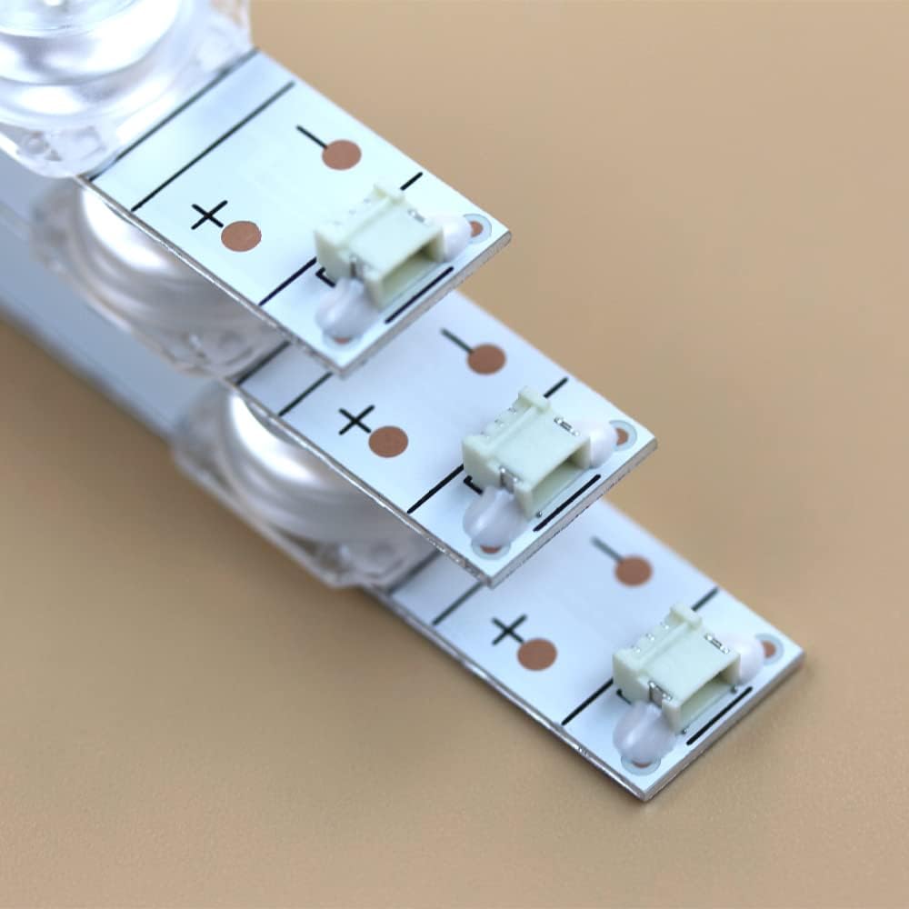 GuuYebe LED Backlight Strips TV Replacement Part for JL.D580A1330-365AS-M LC-58Q620U LC-58Q7330U LC-58Q7370U 58R6E 58Q7330U 58H6550E 58H6570G 58G6550E HD580S1U03-L1/S1 CRH-BK58S13030T051087D E480201