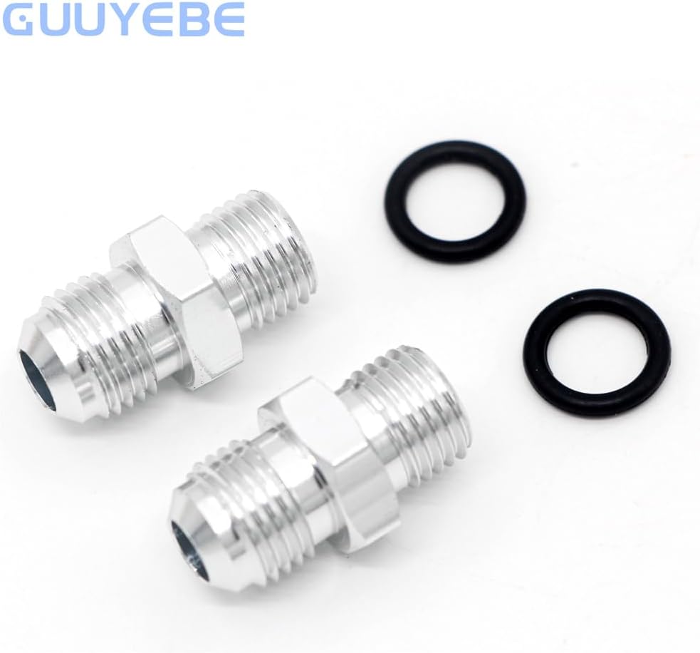 GuuYebe Transmission Adapter Fittings 6AN Flare to 1/4