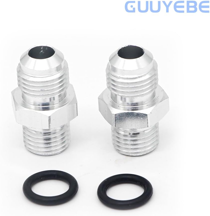 GuuYebe Transmission Adapter Fittings 6AN Flare to 1/4