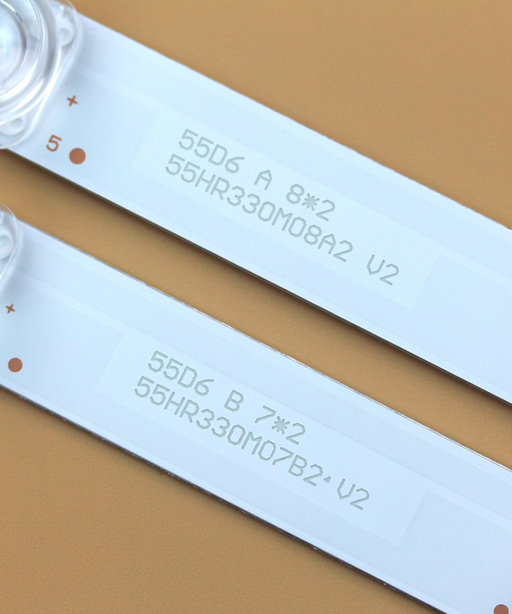 GuuYebe LED Backlight Strips for TCL 55'' TV 55D6 55F6 55S421 55S423 55S425 4C-LB5508-HR02J 4C-LB5507-HR02J 55HR330M07B2 55HR330M08A2 55U3800C 55P65US SJ.SB.D5500801