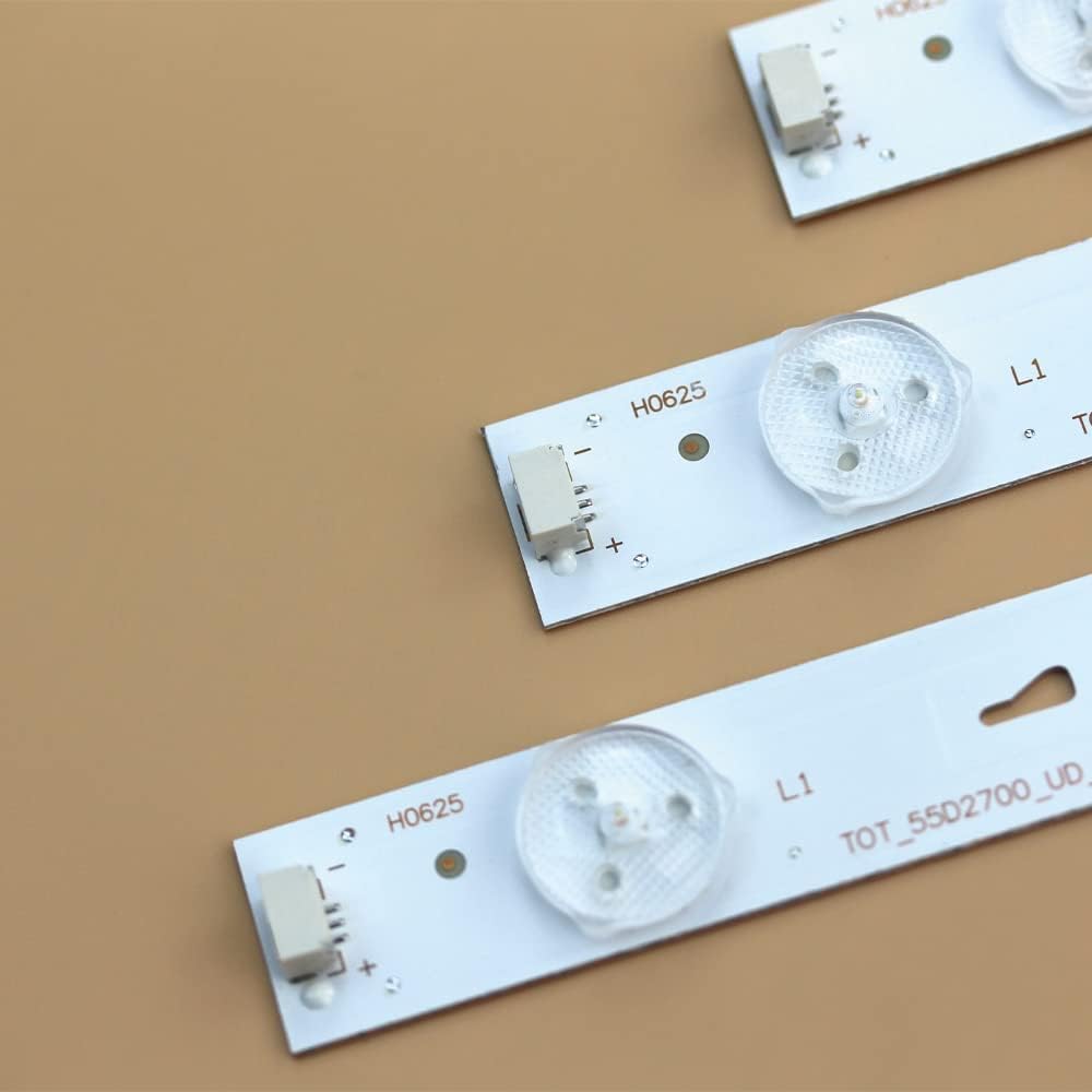 TCL LED Backlight Strip TV Replacement Part for 55D2700 006-P1K3465A T0T_55D2700 LVU550CS0T T8-55D2730BU-LPN1 T8-55D2730BU-LPN4 55US5800 55US5800TDAA 55US57 55US57TGAA 4C-LB5507-HR01J 55HR330M07A2