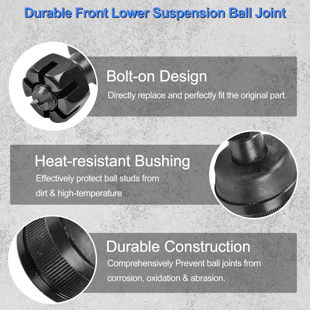 GuuYebe K3185 Ball Joint Lower Front Fit for Wrangler Grand Compatible with Jeep Suspension Kit