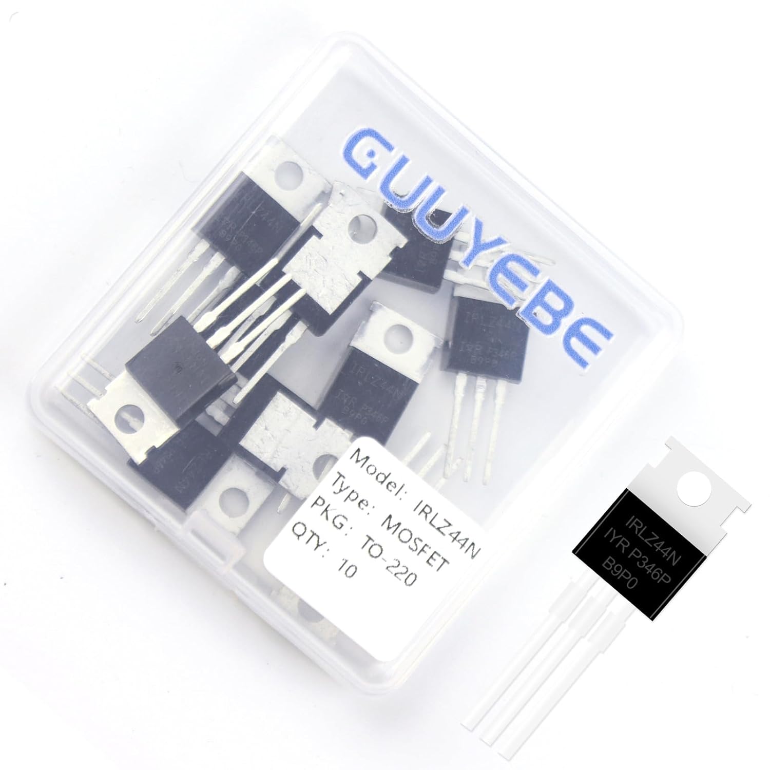 GuuYebe IRLZ44N IRLZ44 47A 55V IRLZ44NPBF N-Channel Power MOSFET TO-220 Transistors of Semiconductor Products