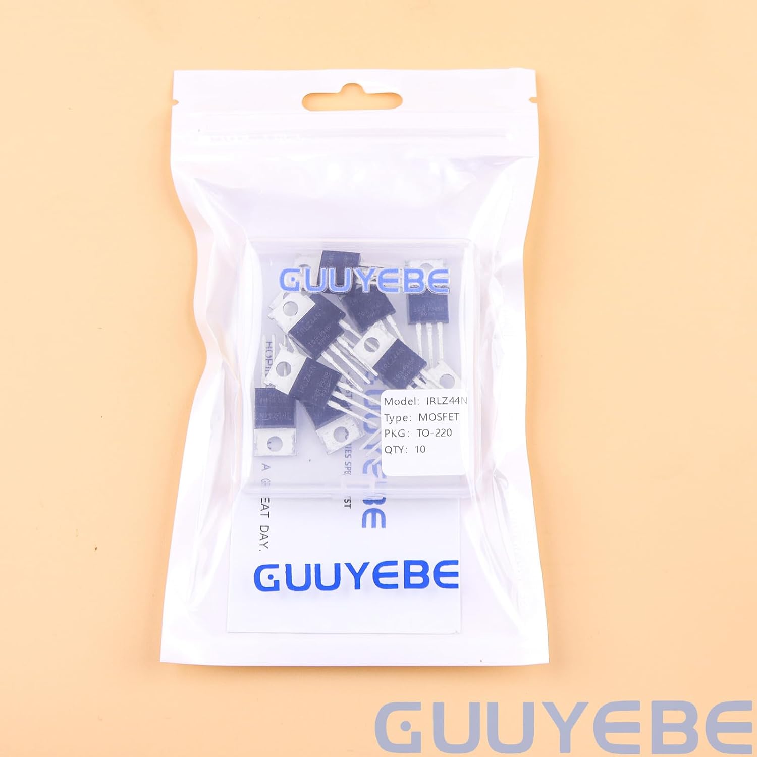 GuuYebe IRLZ44N IRLZ44 47A 55V IRLZ44NPBF N-Channel Power MOSFET TO-220 Transistors of Semiconductor Products