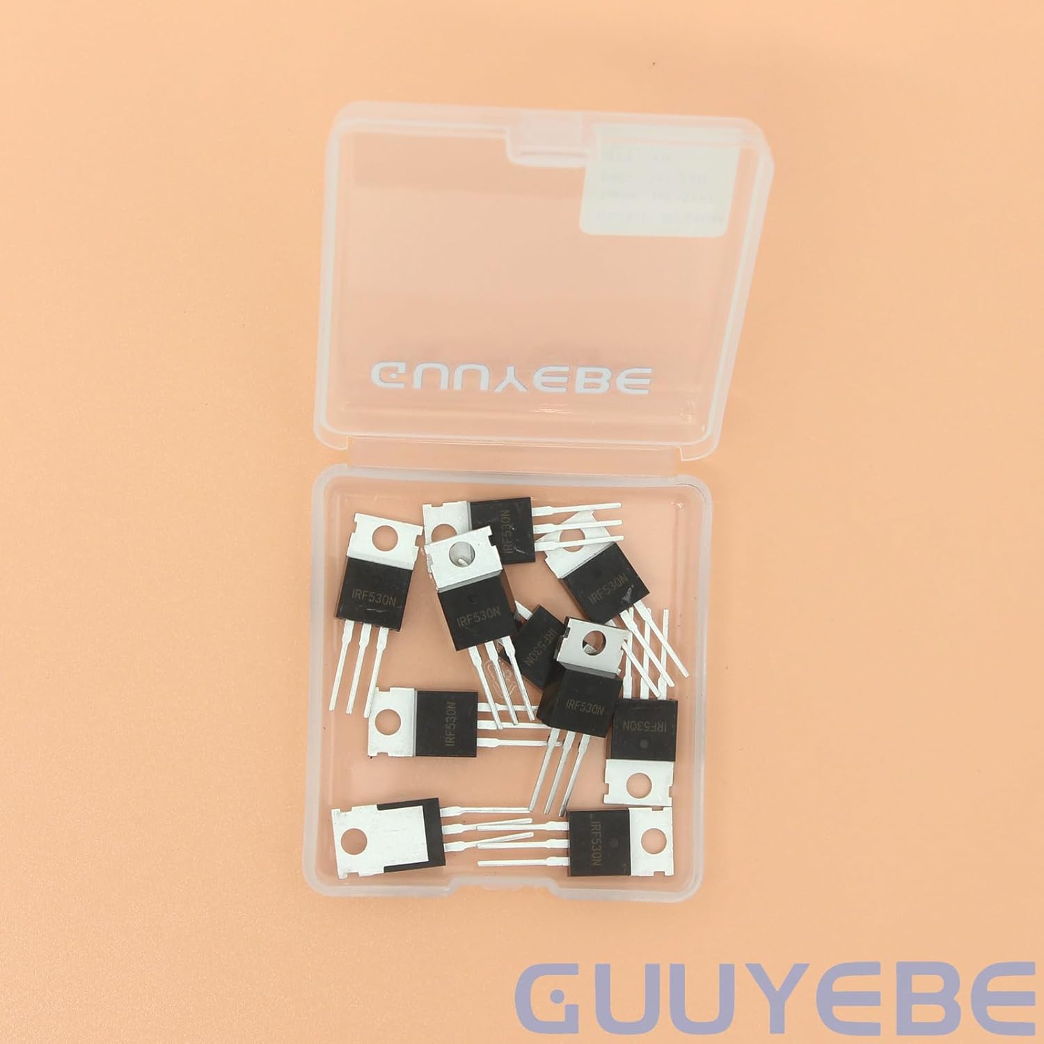 GuuYebe IRF530N IRF530 100V 17A IRF530NPBF N-Channel Power MOSFET TO-220 Transistors of Semiconductor Products