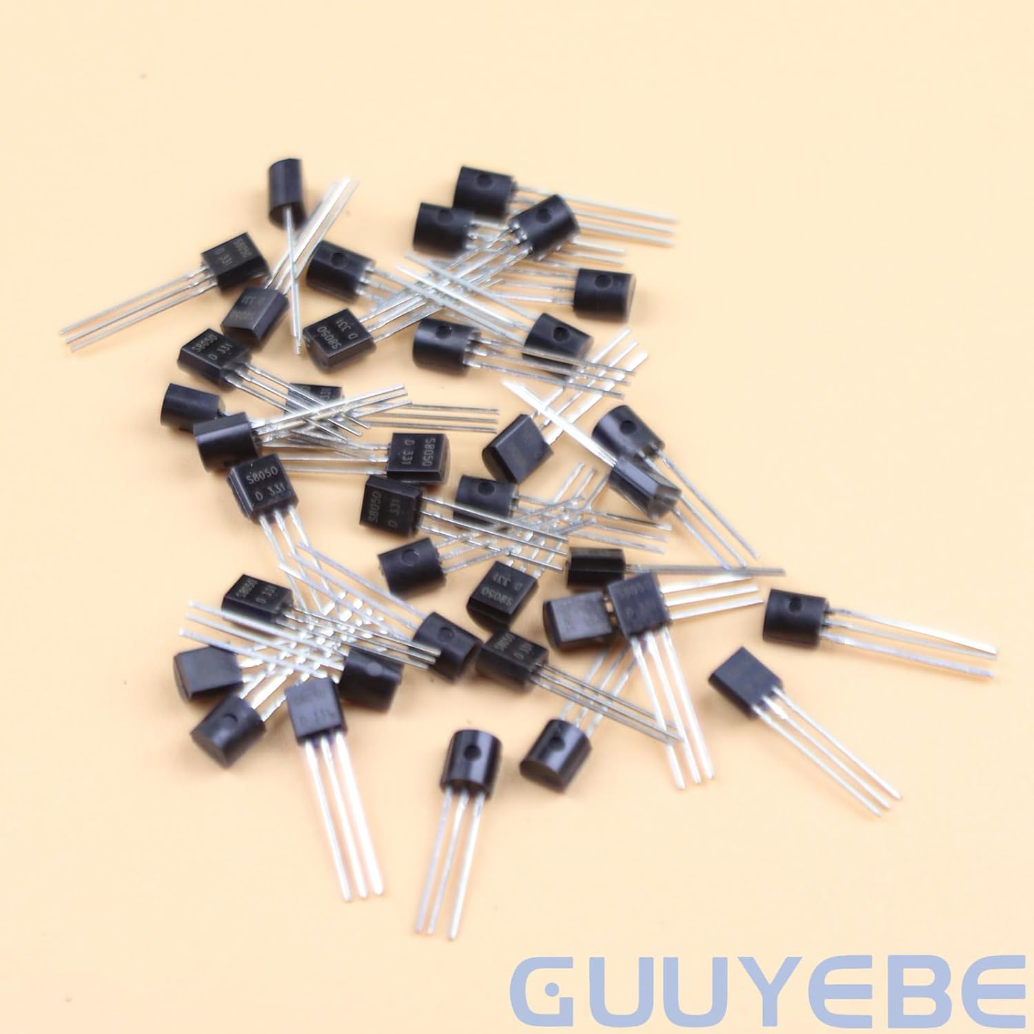 GuuYebe S8050 Transistor TO-92 NPN BJT Transistors of Semiconductor Products