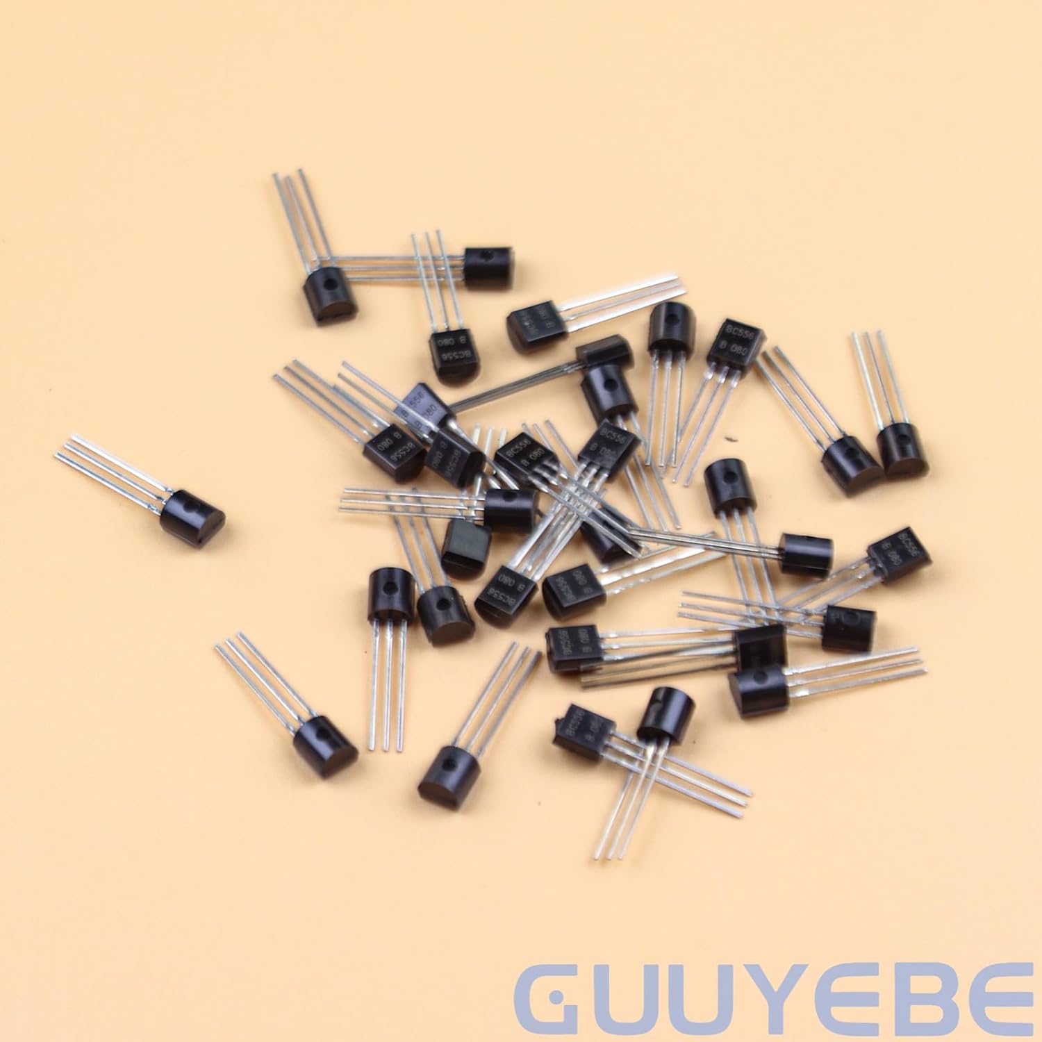 GuuYebe BC556 Transistor TO-92 PNP BJT Transistors of Semiconductor Products