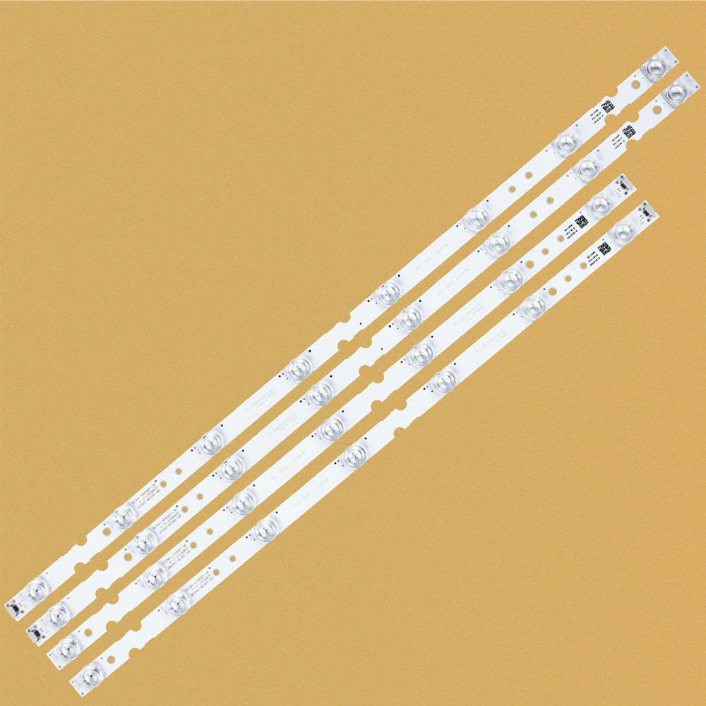 GuuYebe 4 Pcs Led Backlight Strips Set Replacement for 55S421 55S423 55S425 4C-LB5508-HR02J 4C-LB5507-HR03J 4C-LB5508-HR03J 4C-LB5508-HR06J 55HR330M08A2 55HR330M07B2 55HR330M07A2 55D6