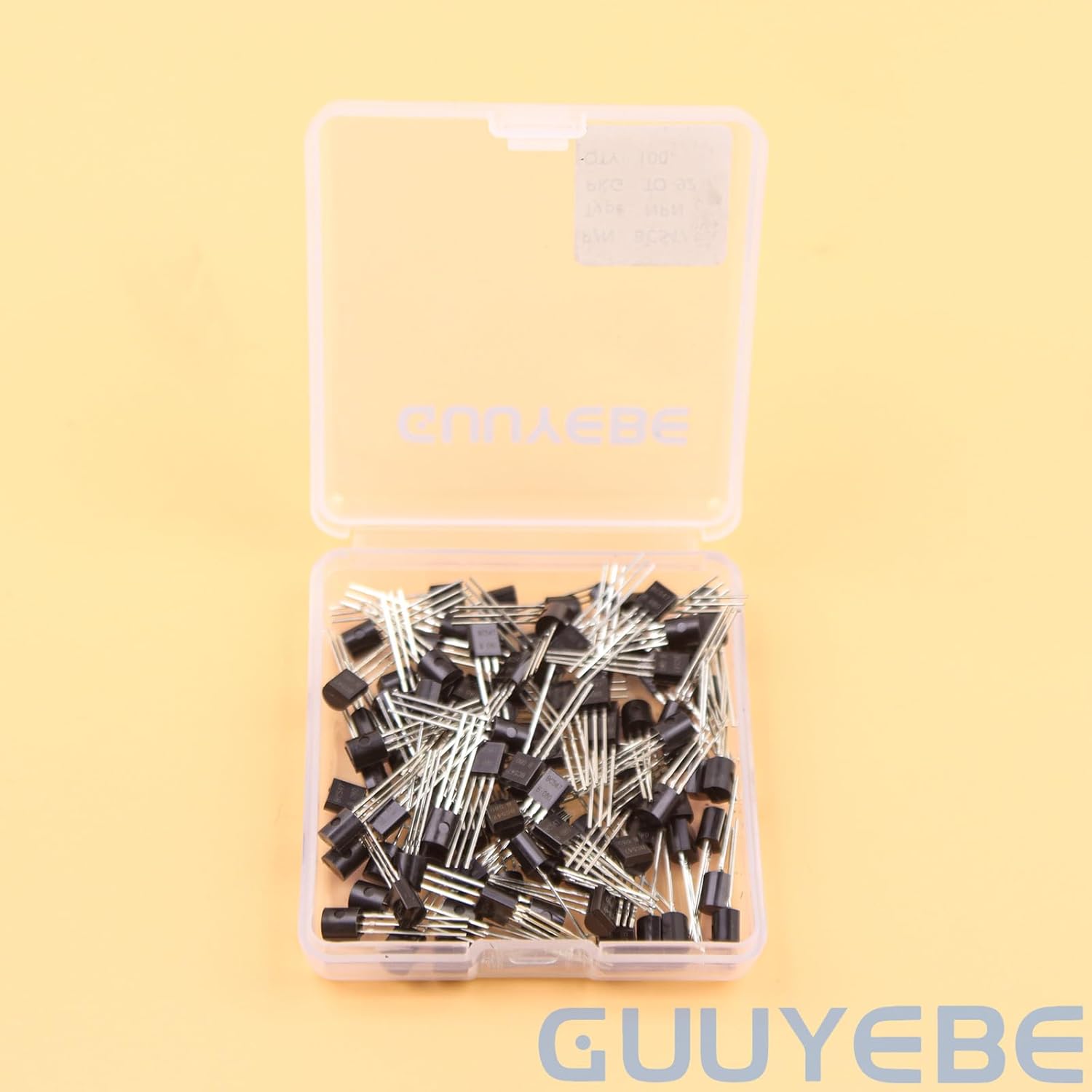 GuuYebe BC547 Transistor BC547B TO-92 NPN BJT Transistors of Semiconductor Products