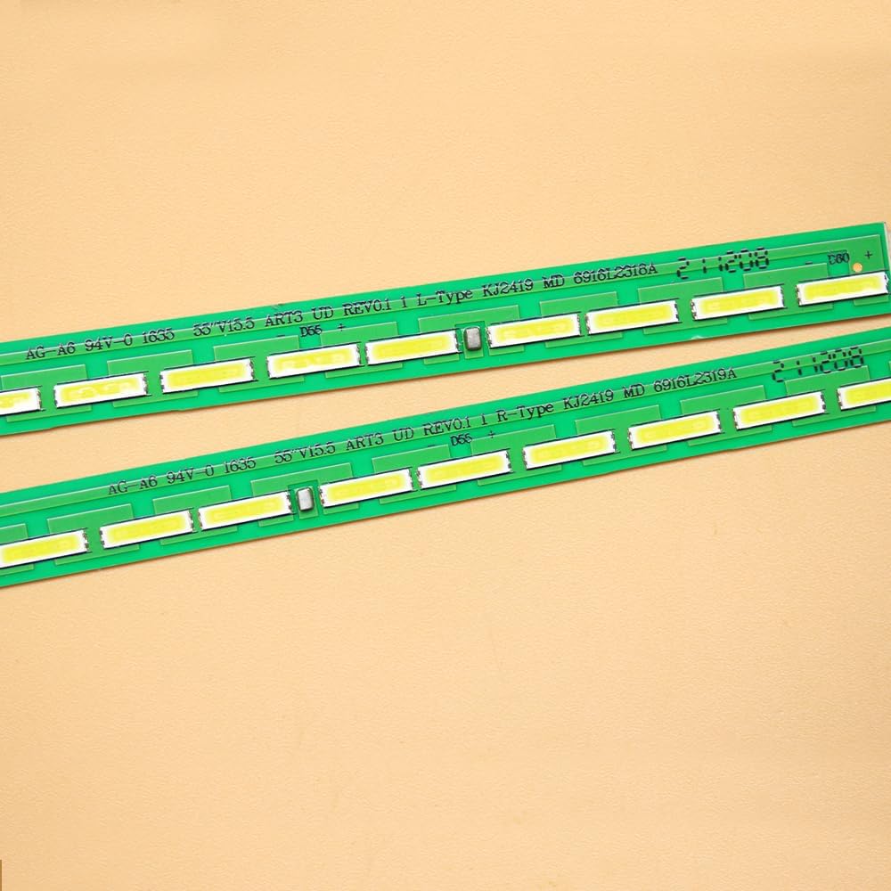 GuuYebe 6916L-2318A 6916L-2319A 55UF6450 55UH6257 55UH6150 55UF6430 55UF770V 55UF7767 55UF6430-UB LC550EGE-FHM1 55V15 AGF79080001 LED Backlight Strips for 55 inch TV