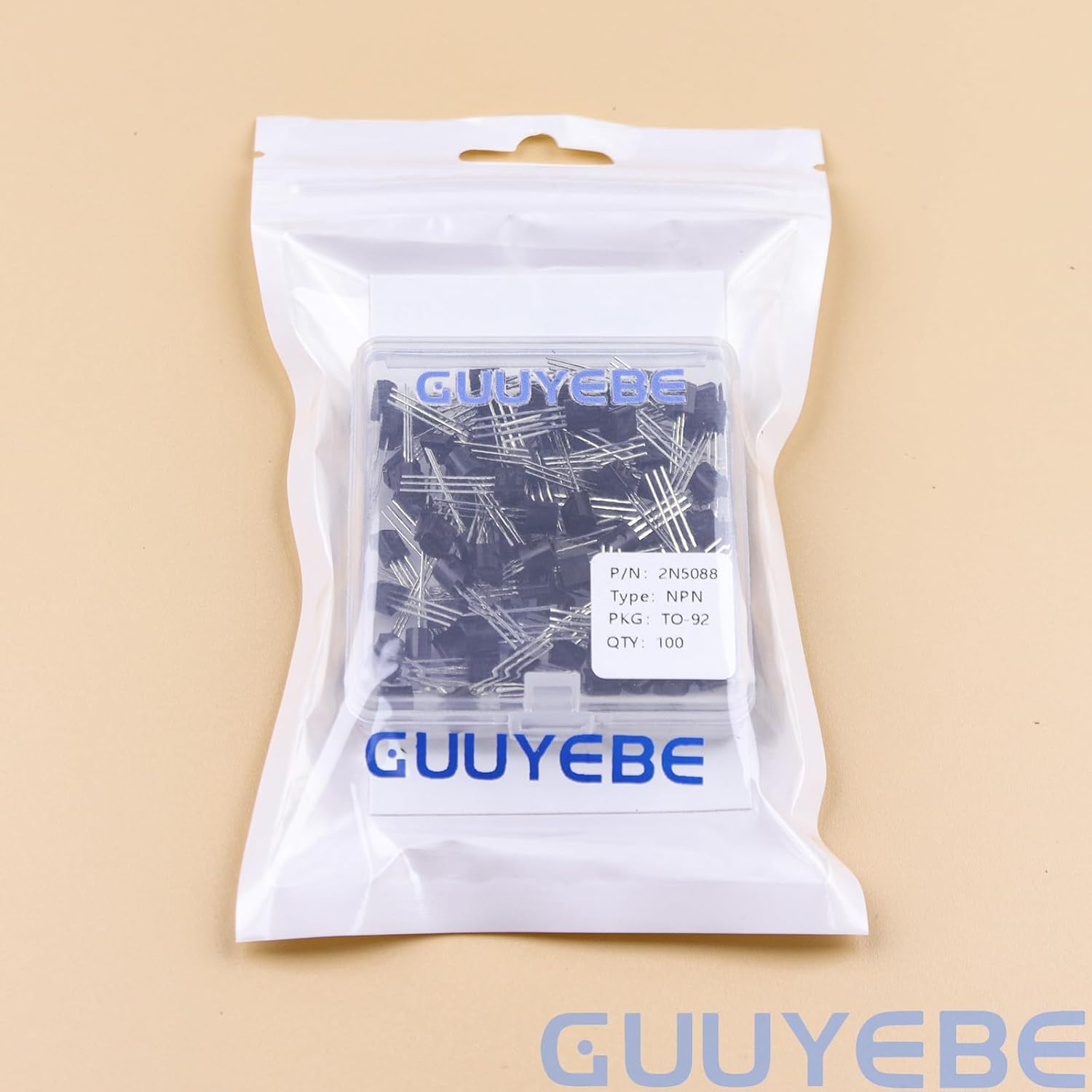 GuuYebe 2N5088 Transistor TO-92 NPN BJT Transistors of Semiconductor Products