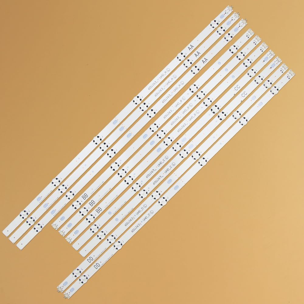 GuuYebe EAV63673006 60UJ63 UHD A B C D 60UJ6050 60UJ6050-UA 60UJ6300-UA EAV64053901 LED Backlight Strips for TV