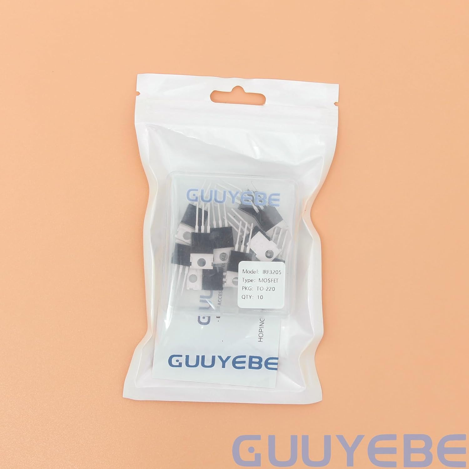 GuuYebe IRF3205 70V 80A IRF3205PBF N-Channel Power MOSFET TO-220 Transistors of Semiconductor Products