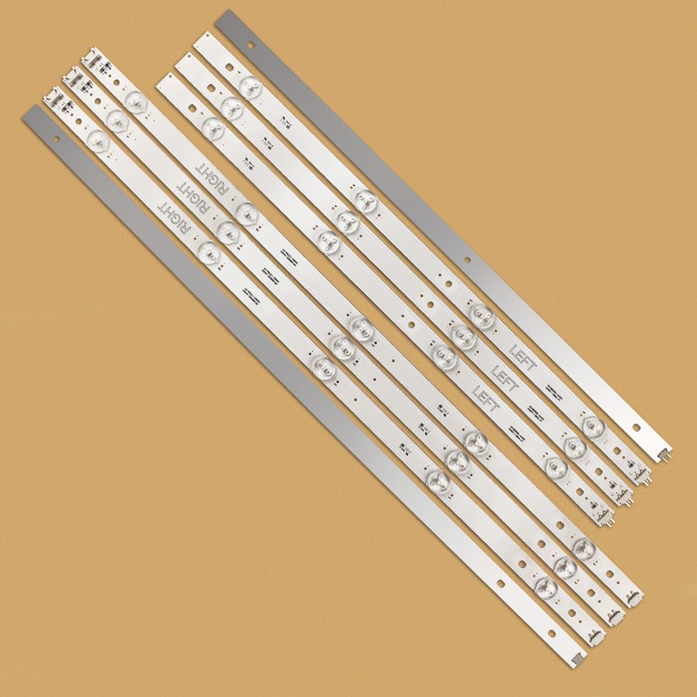 GuuYebe LED Backlight Strip TV Replacement Part for 49UJ6300 49UK6200 49UJ630V 49UK6300 49LJ5550 49LK5700PSC 49LJ5500 49LK5700 49UK6300PLB NC490DGG 49UJ635T NC490DUE-ABFX3 NC490DUE-AAFX1-41CA
