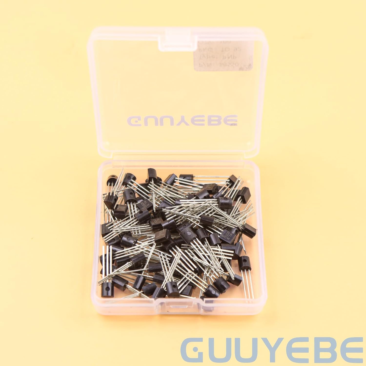 GuuYebe S8550 Transistor TO-92 PNP BJT Transistors of Semiconductor Products