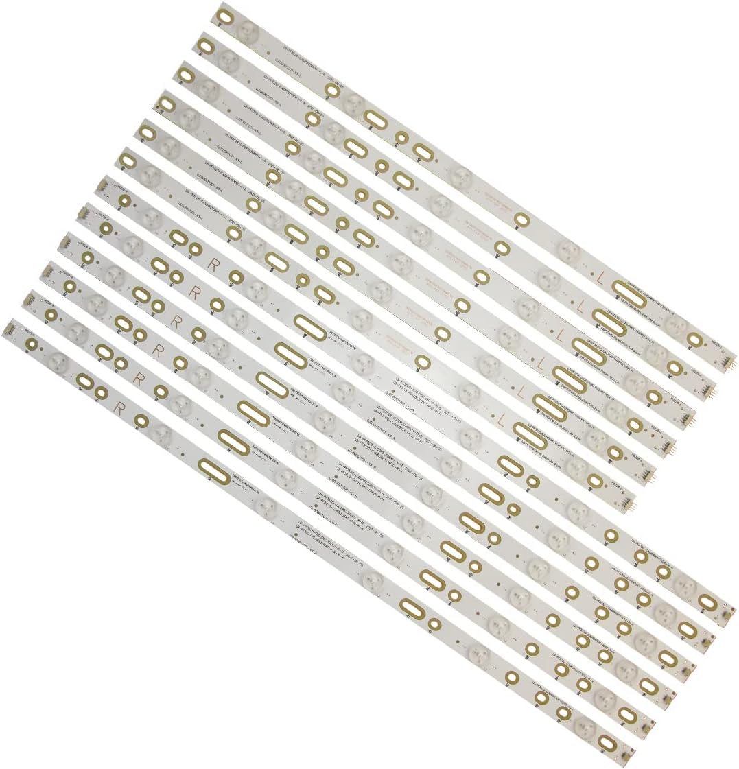 GuuYebe TT5008T LED Backlight Strips for LC-50LB481C LC-50LB481U LC-50LB371C 50LB481U 50PUT6400 50PFT4509 50PFH4009 500TT64 500TT63 LB50045 50PFH5300 GJD500611002-X2-L-R LB-PF3528-GJD2P5C506X11-R-B