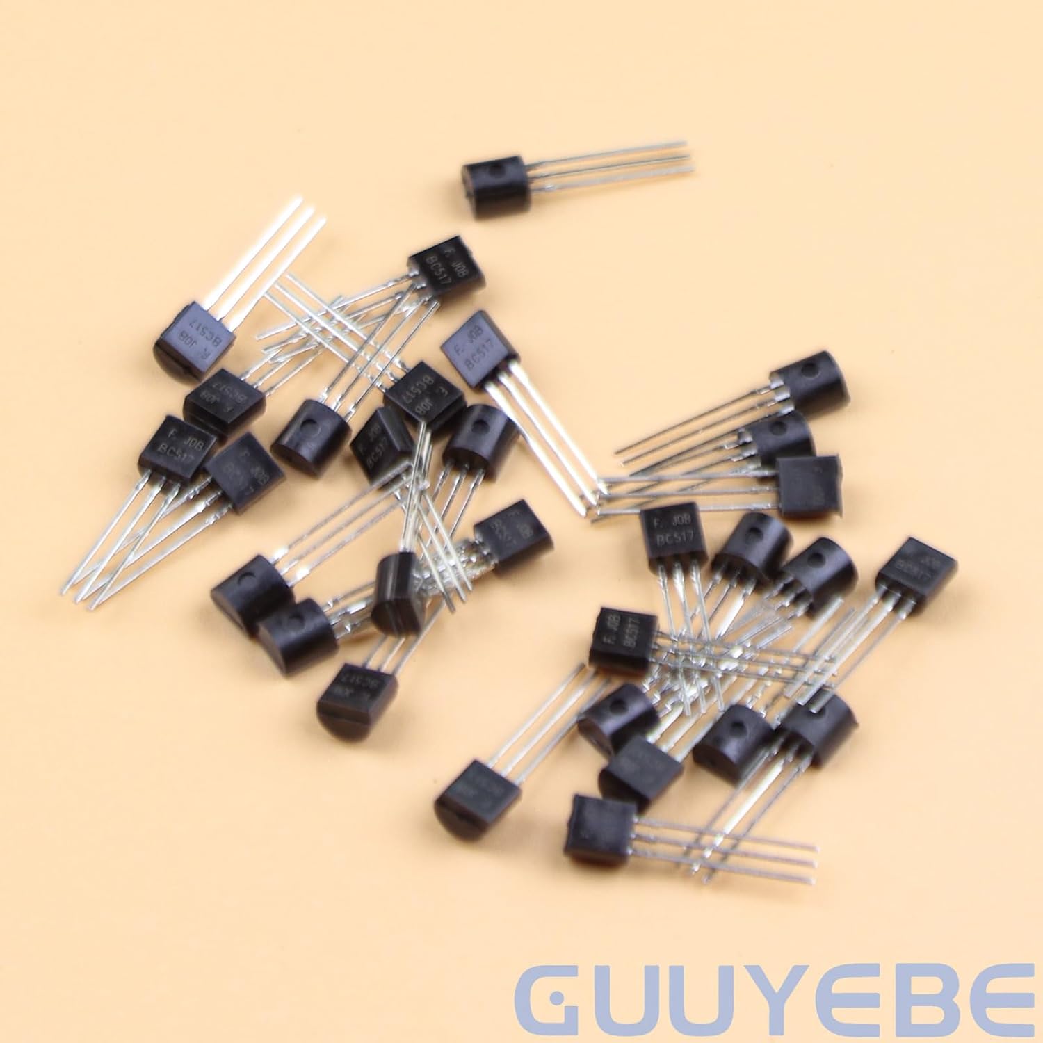 GuuYebe BC517 Transistor TO-92 NPN BJT Transistors of Semiconductor Products