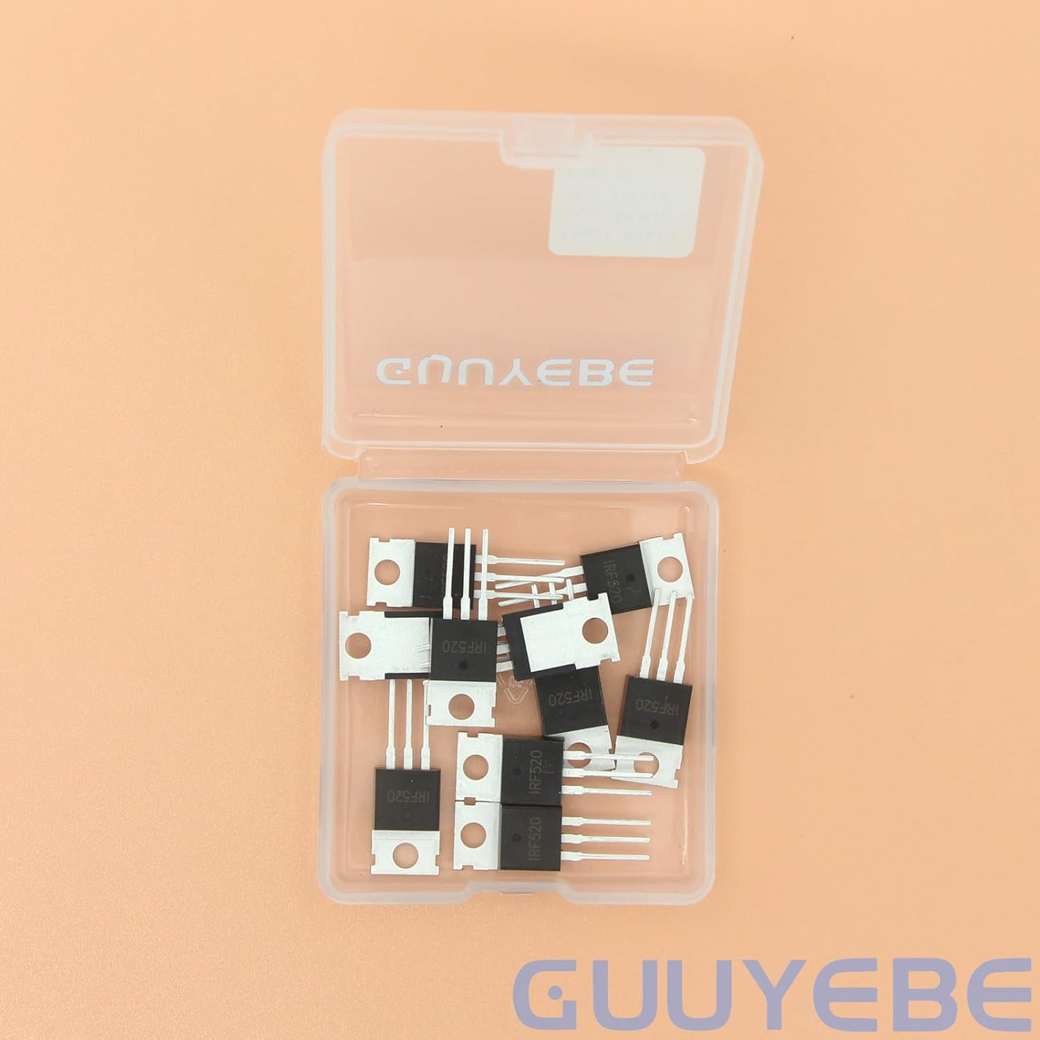 GuuYebe IRF520N IRF520 100V 30A IRF520NPBF N-Channel Power MOSFET TO-220 Transistors of Semiconductor Products