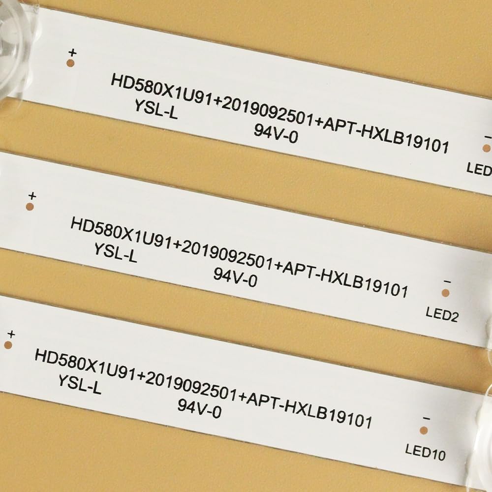 GuuYebe 58R6E3 SVH580A31 LED Backlight Strip TV Replacement Part for JL.D580E1330-003AS-M LB58007 HD580X1U92 HD580X1U91 HD580X1U93 HE220801