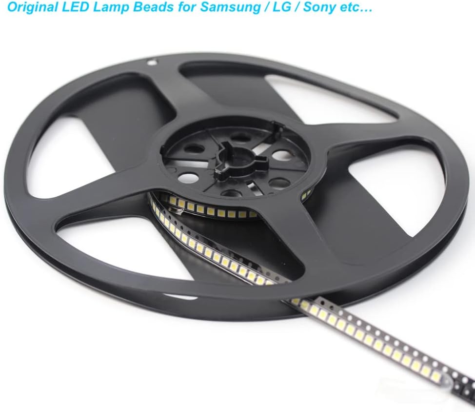 100pcs 6V High Power LED Backlight 3030 lamp Beads for Tv 1.8W 97-100LM LCD TV Lamp Beads 6V SMD Cool White Application