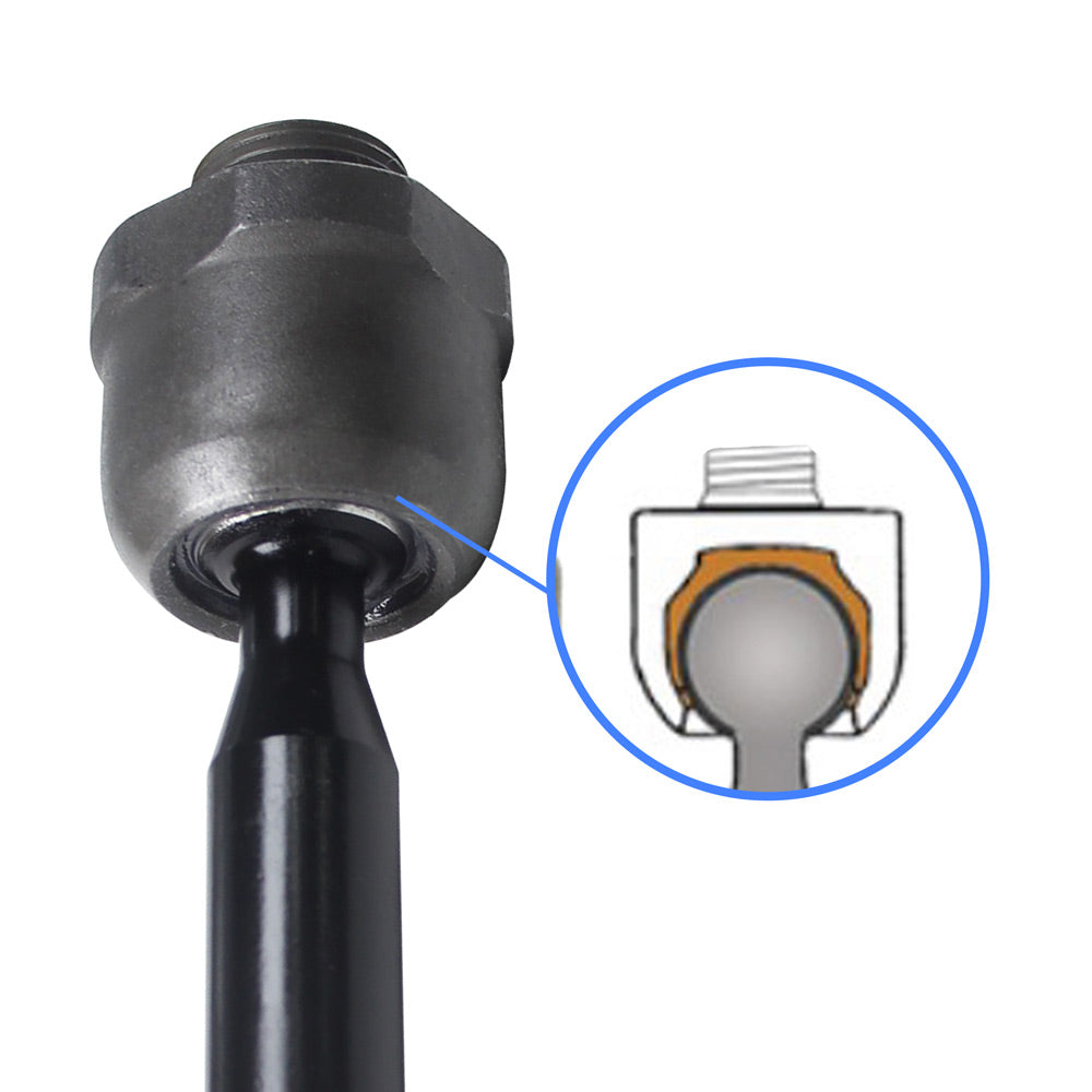 GuuYebe EV800084 Tie Rod End Inner Steering for Silverado Sierra Escalade Tahoe Avalanche Yukon Suburban Replacement with GMC Cadillac Chevrolet Suspension Kit
