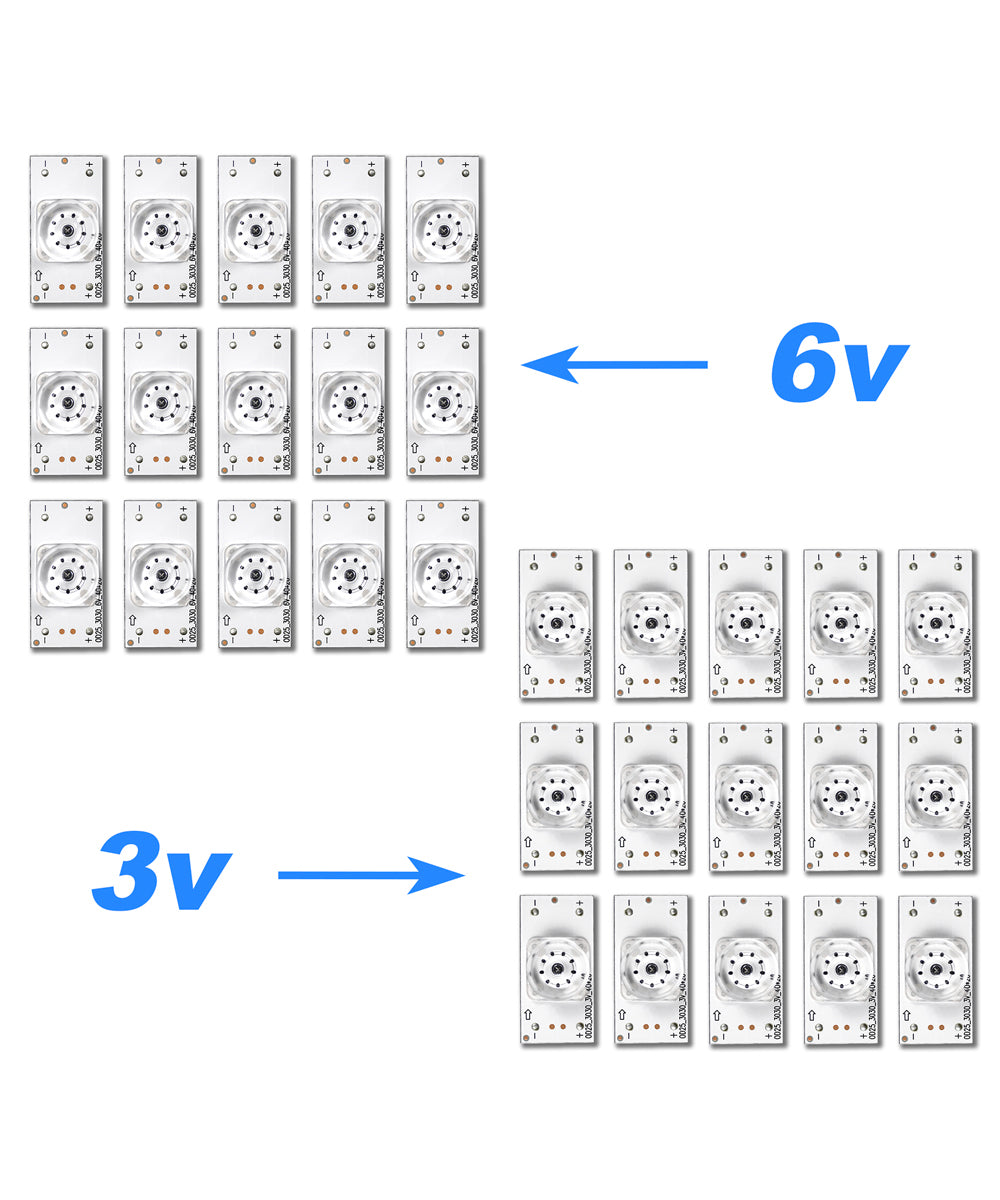 75R6E3 SVH750A76 75H6570G 75H6510G Led Backlight Strip Replacement Part Lamp Beads 3V 6V for 75 inch LED TVs Repair Bars with Optical Lens Fliter 3030 3528 2835 Bead hisense 30PCS GuuYebe