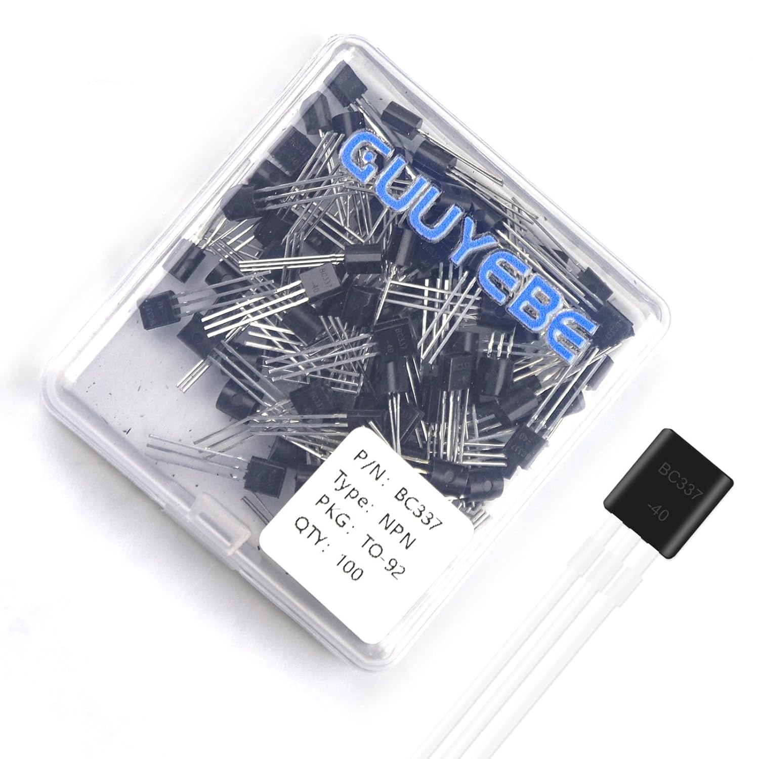 GuuYebe BC337 Transistor TO-92 NPN BJT Transistors of Semiconductor Products