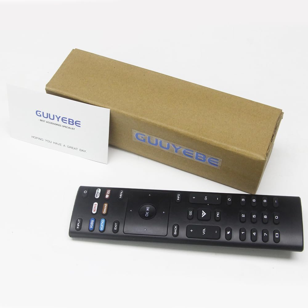 GuuYebe XRT136 TV Remote Control Replacement for D24F-F1 D32F-F1 D43F-F1 D50F-F1 D60-F3 D70-F3 E43-E2 E50-E1 E50X-E1 E55-E1 E55-E2 E60-E3 E65-E0 E65-E1